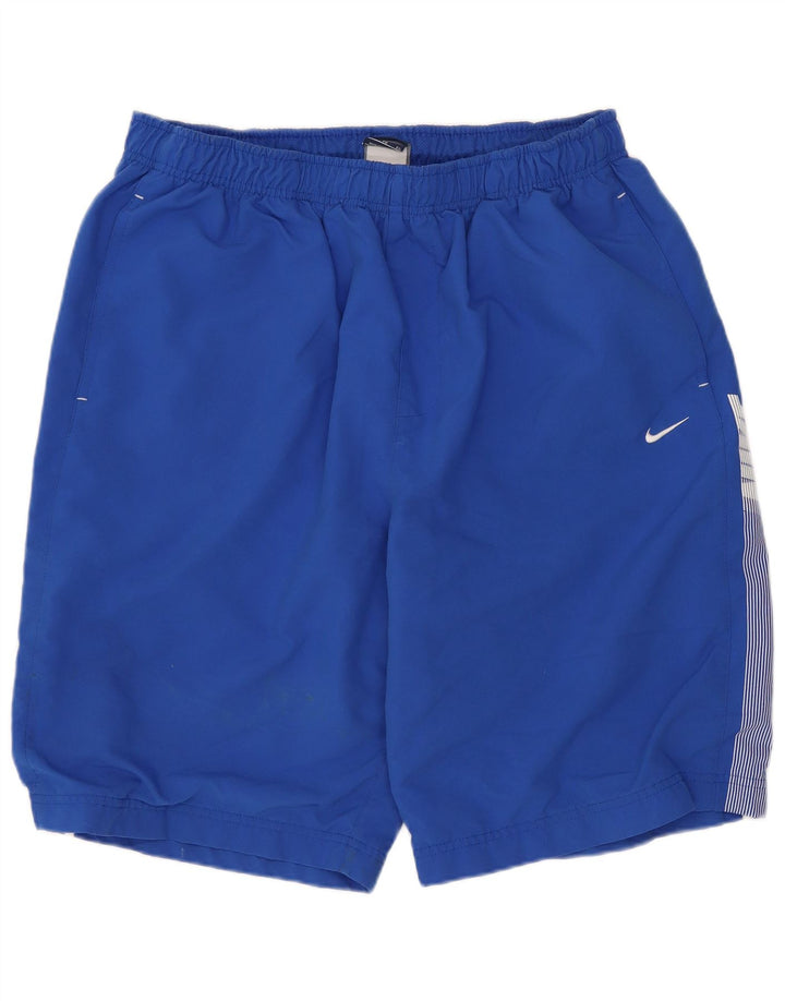 Nike Pantalones cortos deportivos gráficos para hombre XL Poliéster azul