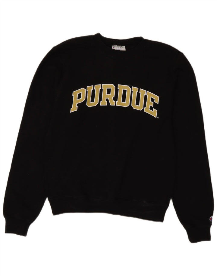 Champion Purdue Graphic Sudadera Jumper XS Negro para Hombre