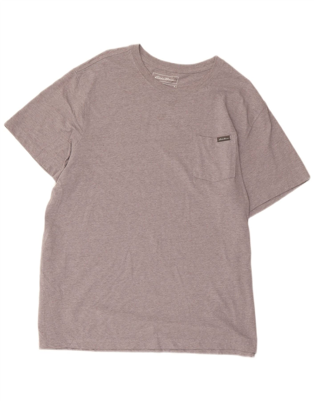 EDDIE BAUER Camiseta Hombre Top XL Gris Algodón
