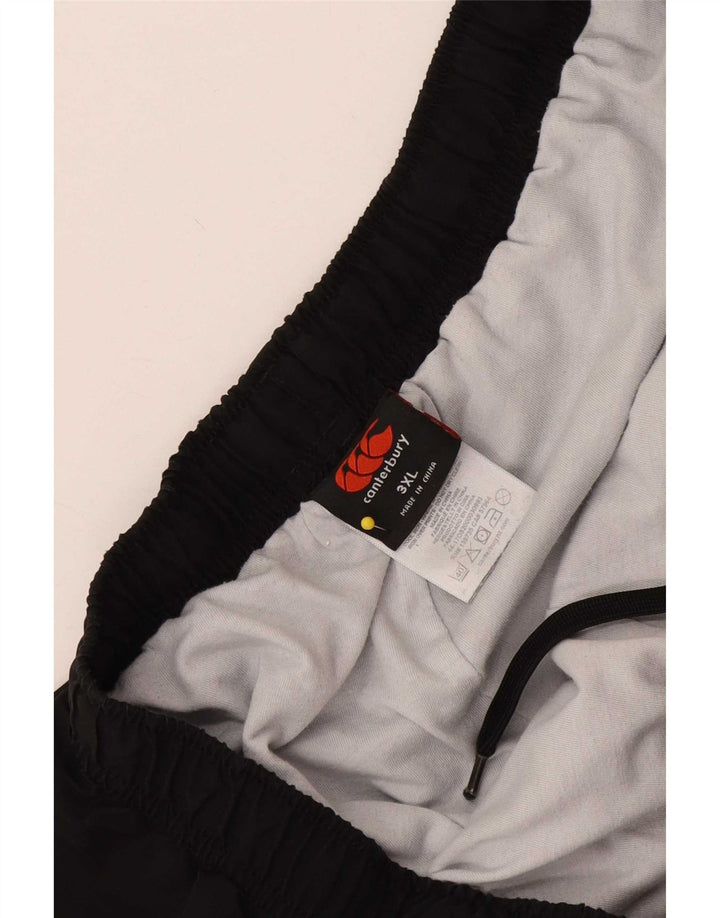 Canterbury Pantalón de chándal para hombre 3XL Negro Poliéster