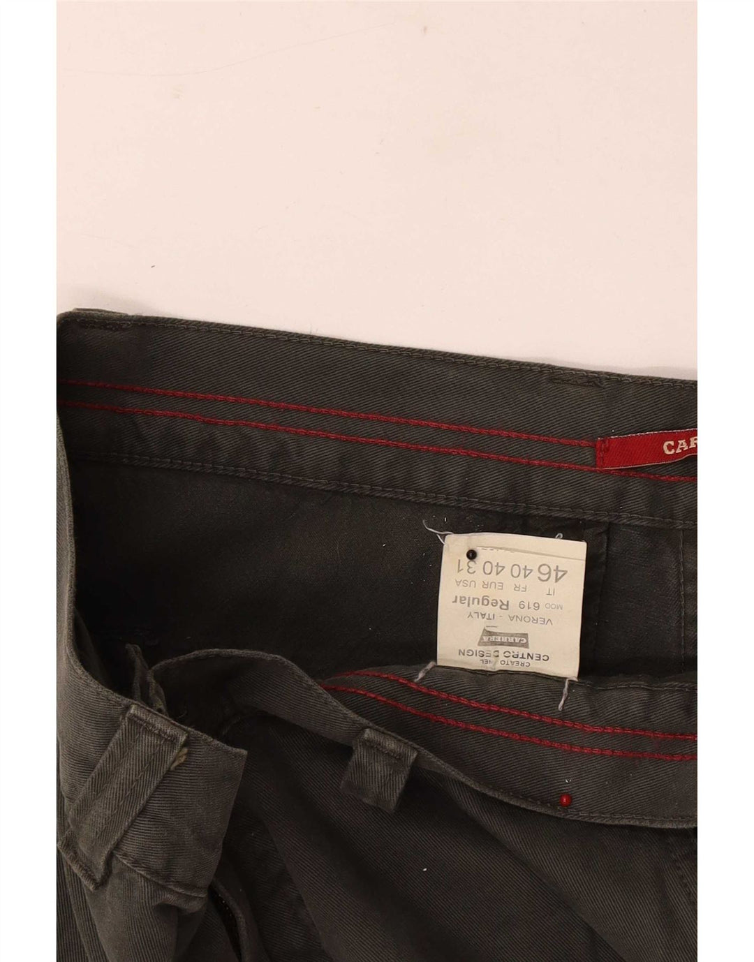 Pantalones Cargo Regulares Carrera Para Hombre W31 L33 Algodón Verde