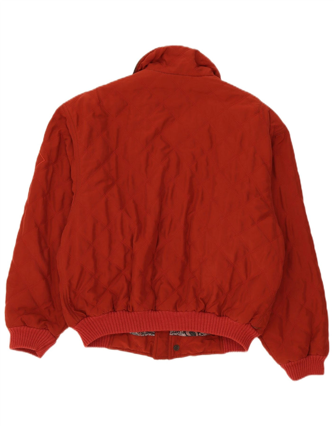 Chateu Beau Cedre Chaqueta bomber estampada para hombre IT 46 Small Red Colourblock