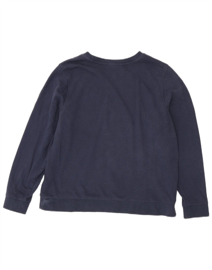 Marks & Spencer - Sudadera para mujer, talla 40, talla grande, algodón azul marino
