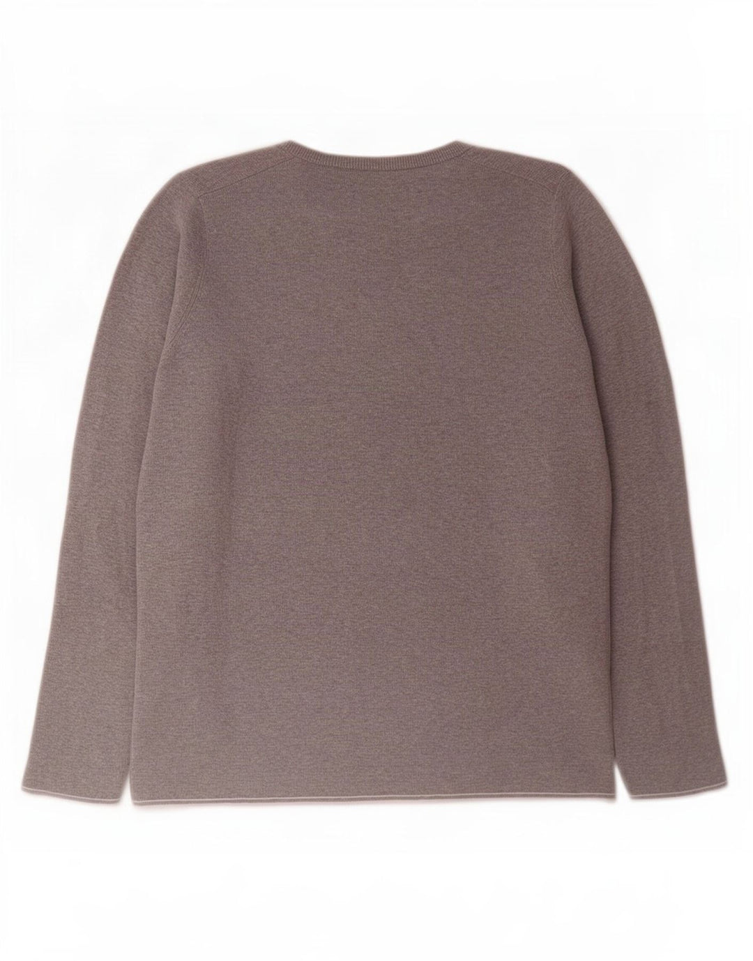 Jersey Massimo Dutti Hombre Cuello Redondo Algodón Gris Medio