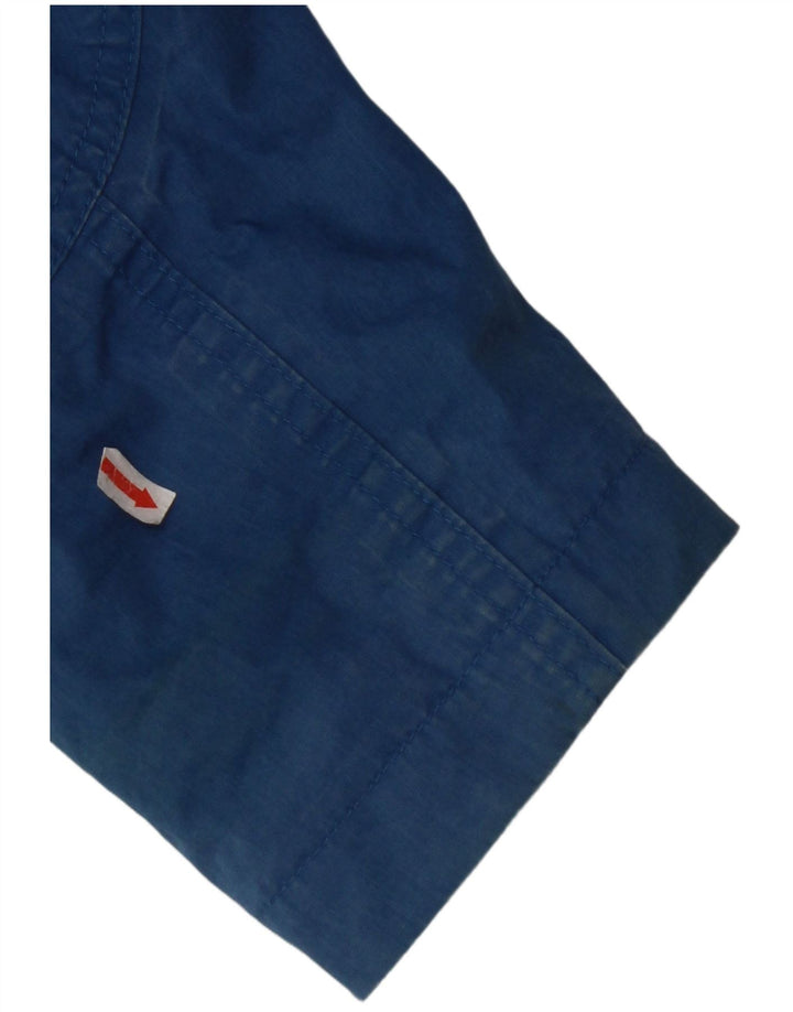 TIMBERLAND Chaqueta cortavientos con capucha para hombre UK 36 Small Azul Poliéster