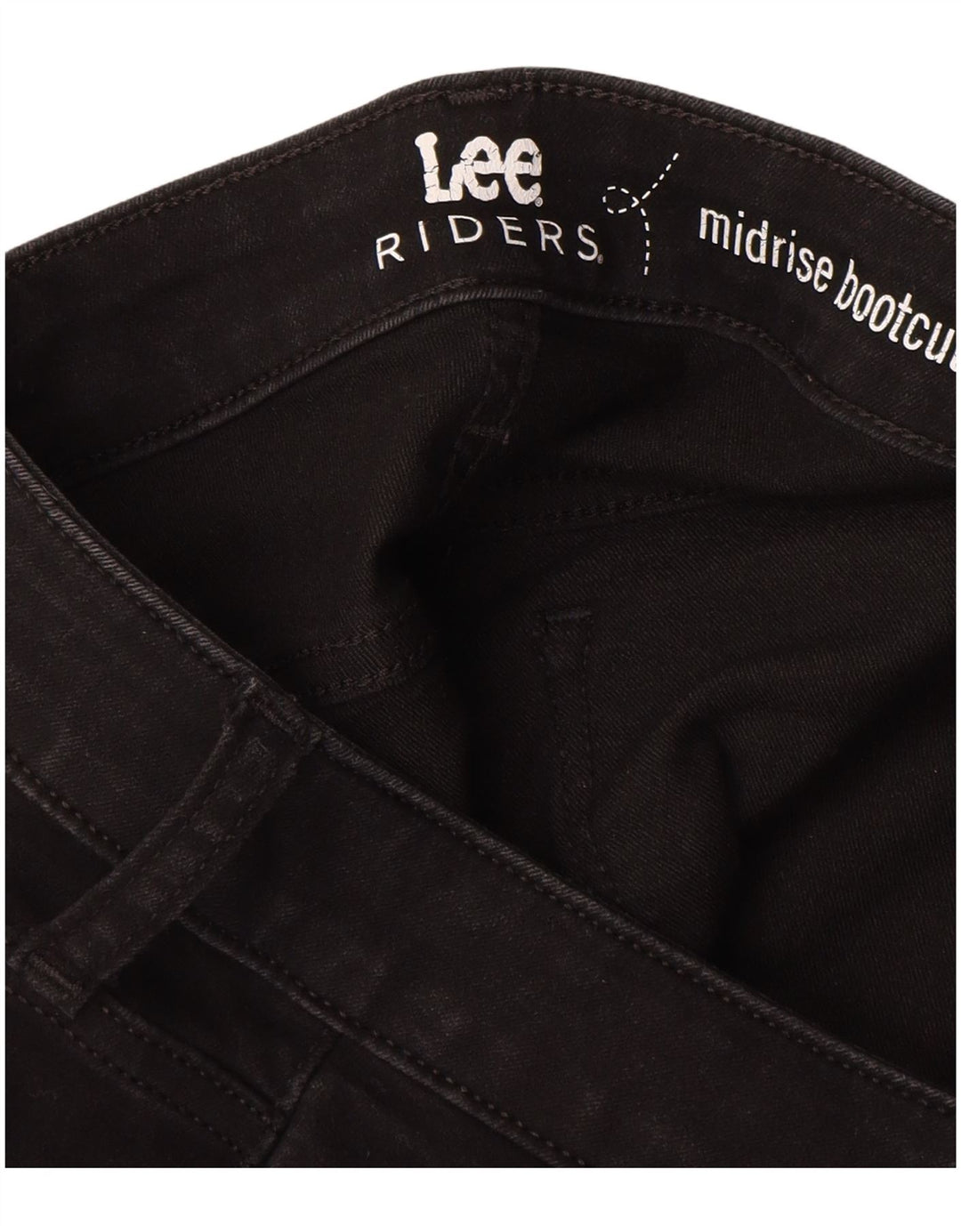 Lee Jeans de talle medio para mujer US 16 2XL W36 L32 Algodón negro