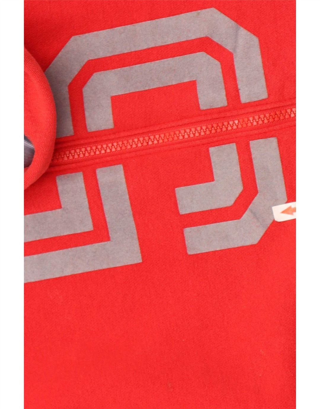Nike Sudadera con capucha y cremallera gráfica para hombre Algodón rojo medio con bloques de color