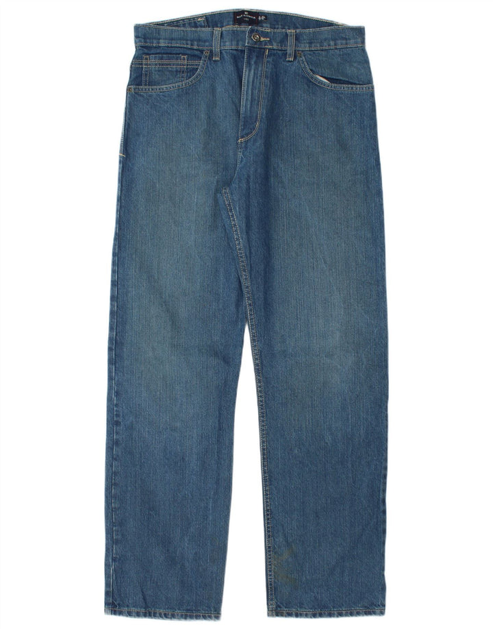 Marks & Spencer Vaqueros rectos Blue Harbor para hombre W32 L31 Algodón azul