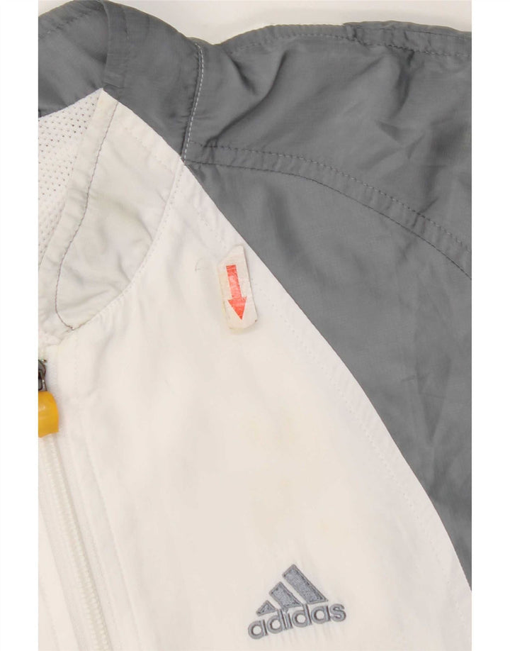 Adidas - Chaqueta de chándal para mujer, talla 40, color gris pequeño