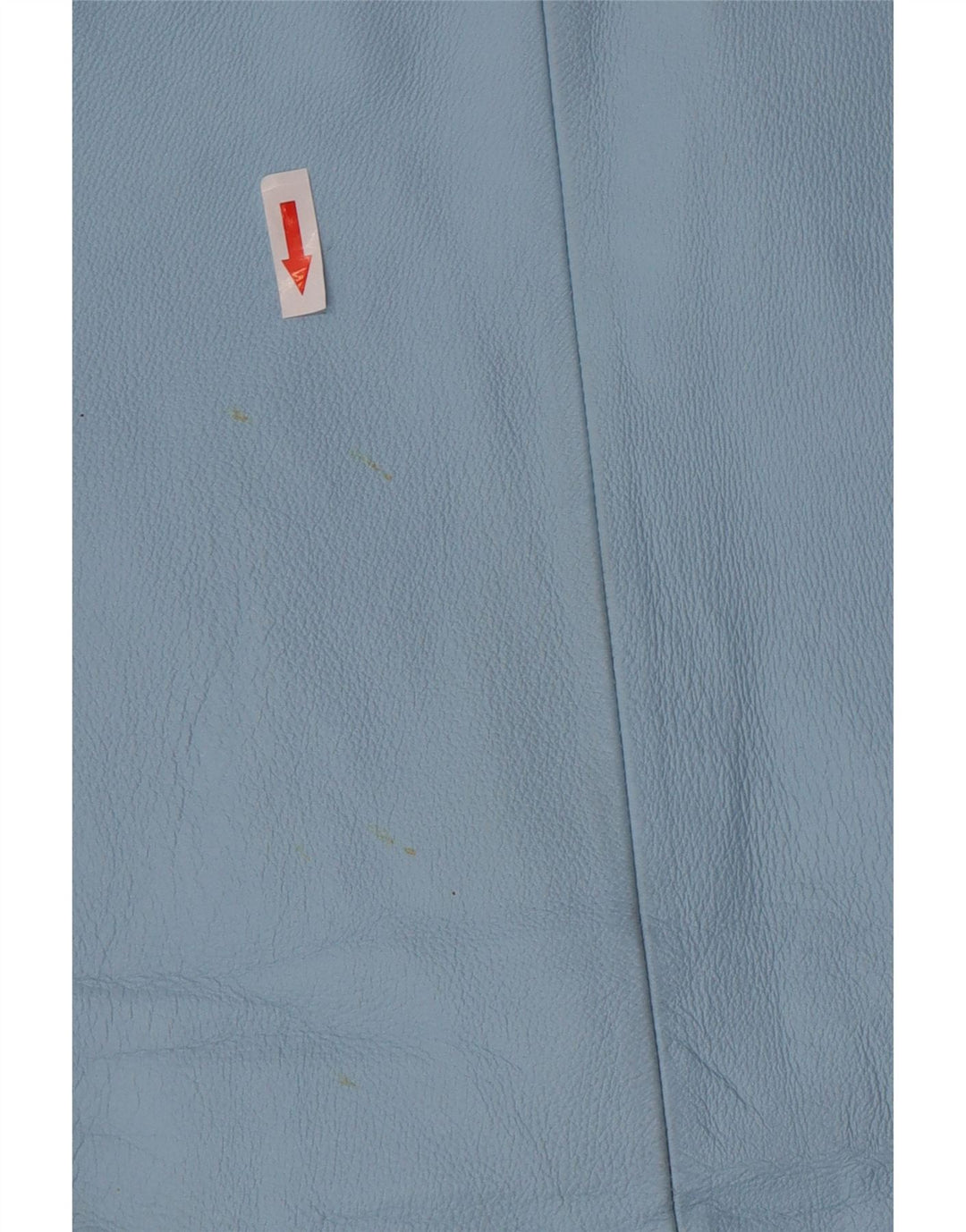 Vintage mujer 2 botones cuero Blazer chaqueta Reino Unido 16 cuero azul grande