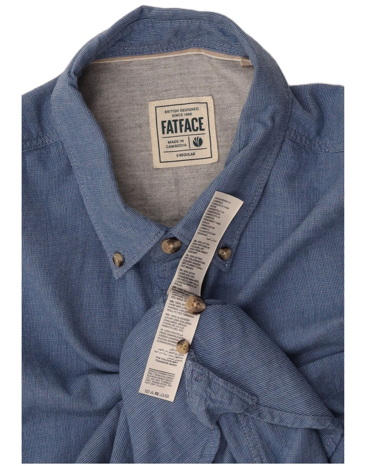 Camisa de corte regular para hombre FAT FACE Algodón azul pequeño