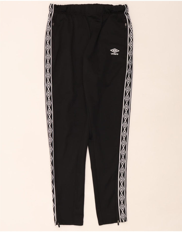 Umbro Hombre Pantalones De Chándal Gráfico Grande Poliéster Negro