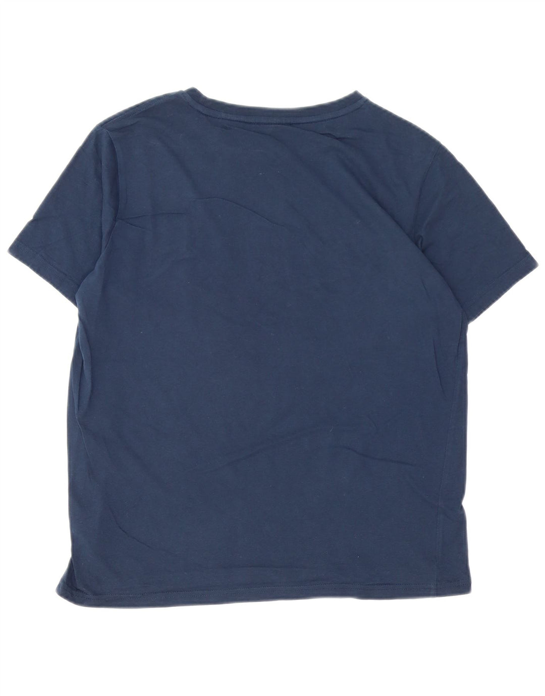 Bear - Camiseta estampada para hombre, talla pequeña, algodón azul marino