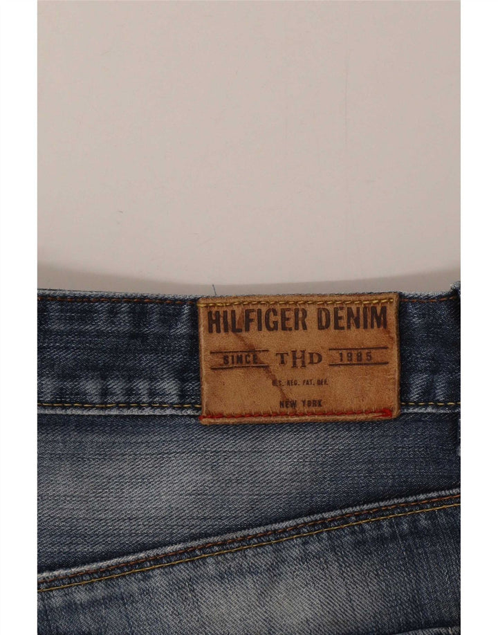 Tommy Hilfiger Vaqueros rectos para hombre W34 L32 Azul