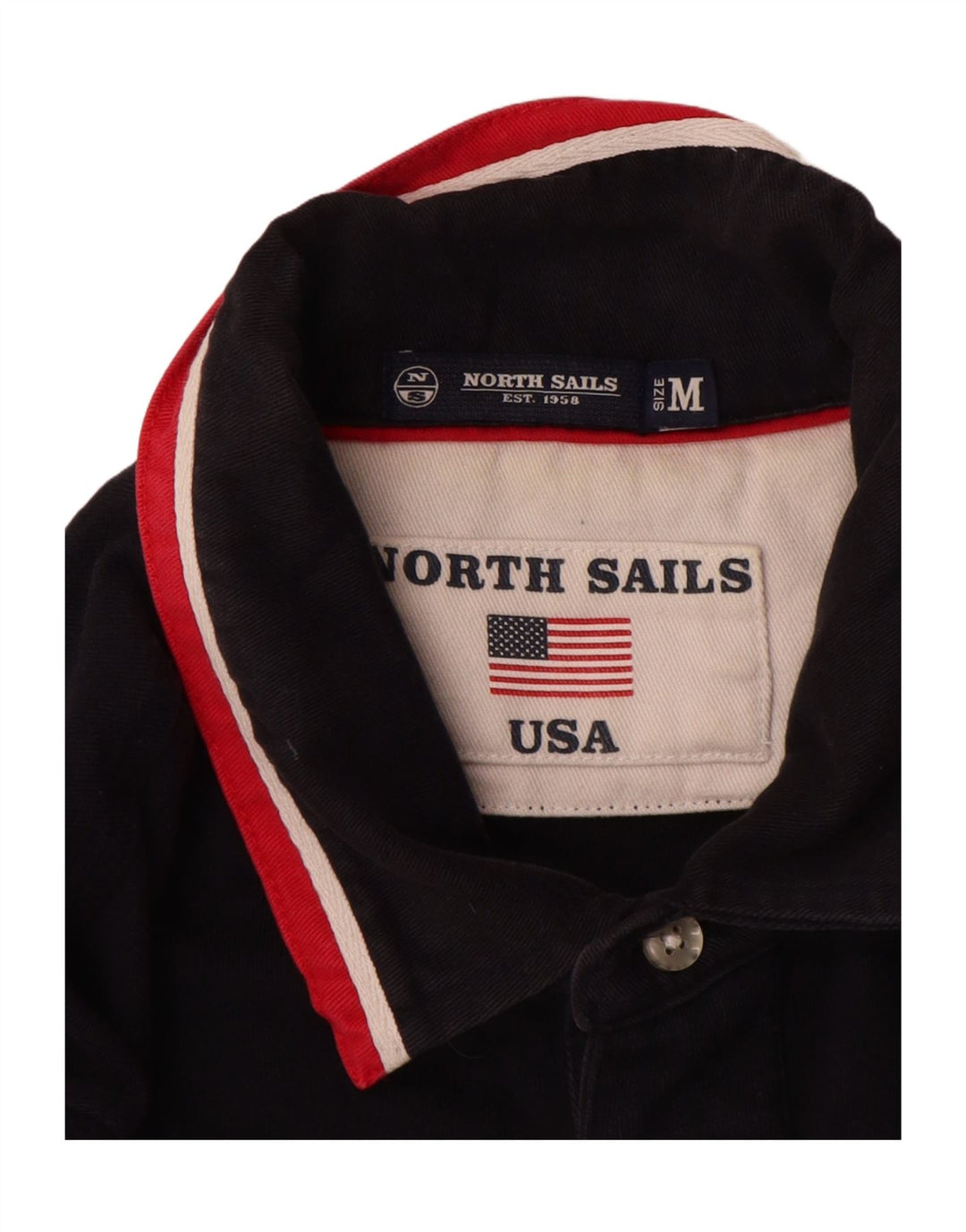 North Sails Polo De Manga Larga Para Hombre Algodón Azul Marino Medio