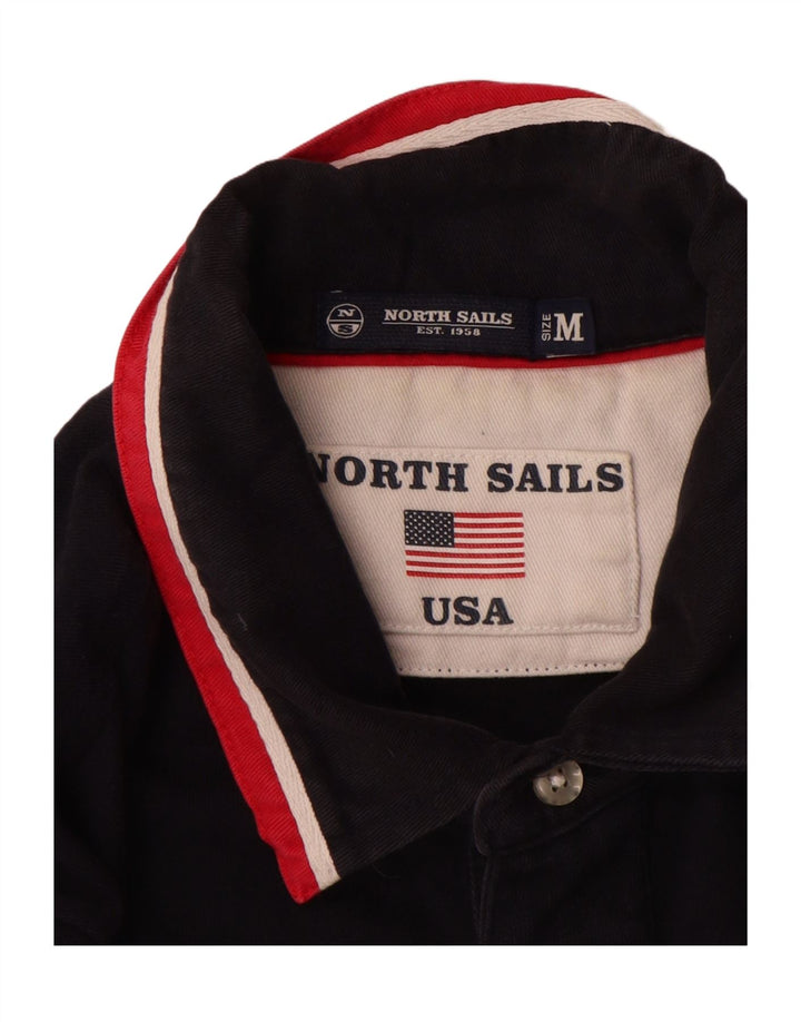 North Sails Polo De Manga Larga Para Hombre Algodón Azul Marino Medio