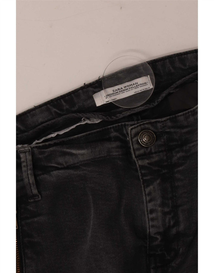 Zara Jeans Cargo Slim para Mujer EU 42 Large W32 L28 Gris