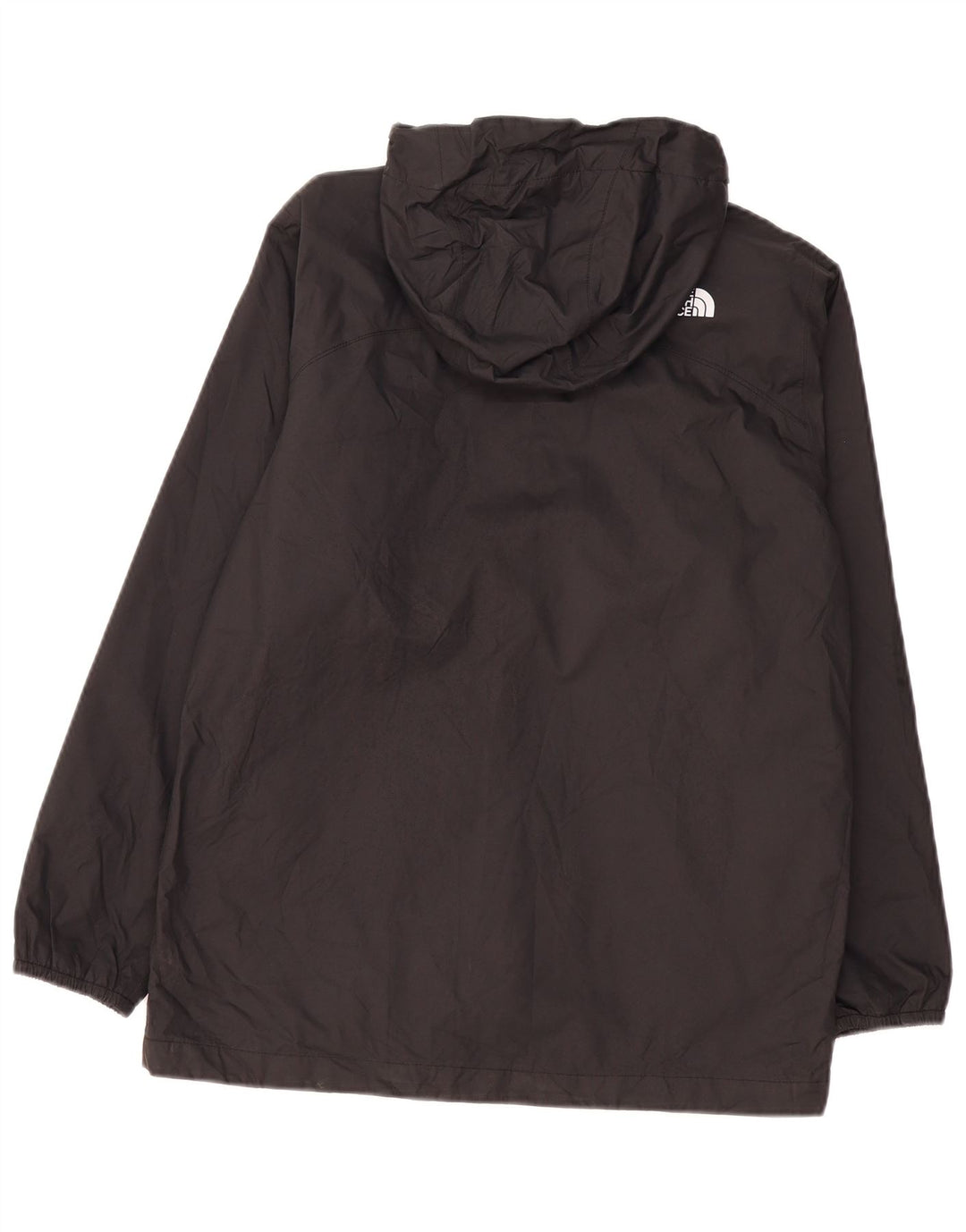THE NORTH FACE Chaqueta impermeable con capucha para niños 11-12 años Grande Poliéster negro