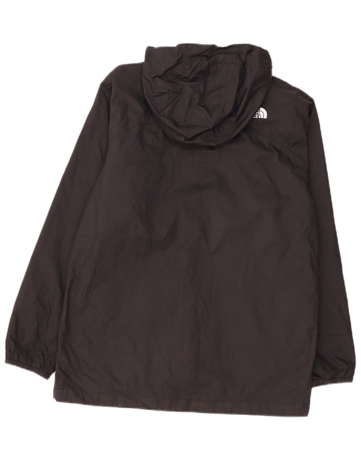 THE NORTH FACE Chaqueta impermeable con capucha para niños 11-12 años Grande Poliéster negro