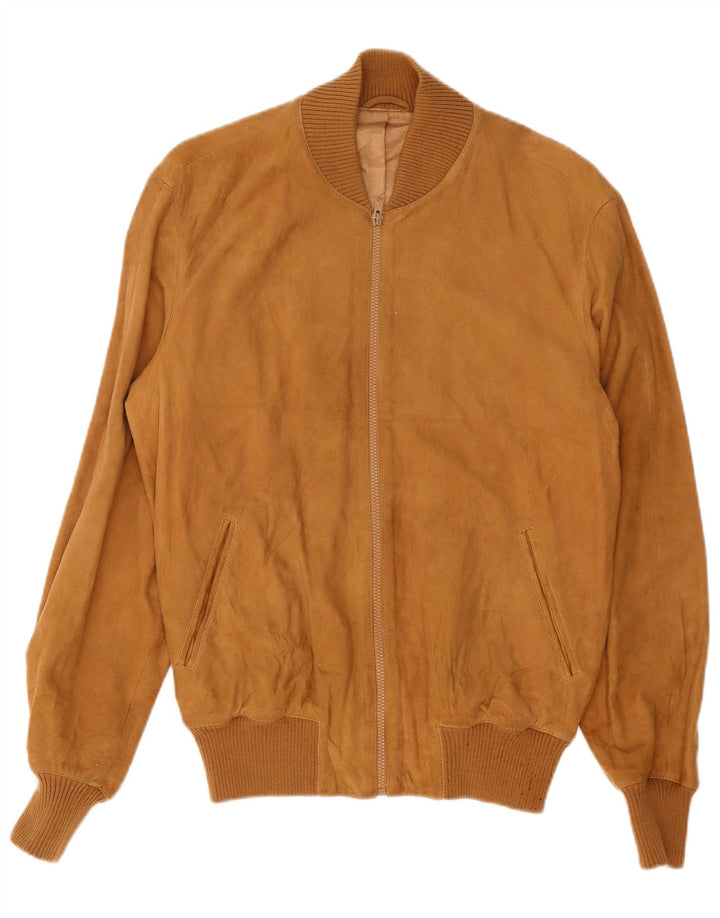 Arpel Chaqueta bomber de ante para hombre IT 52 XL Cuero marrón