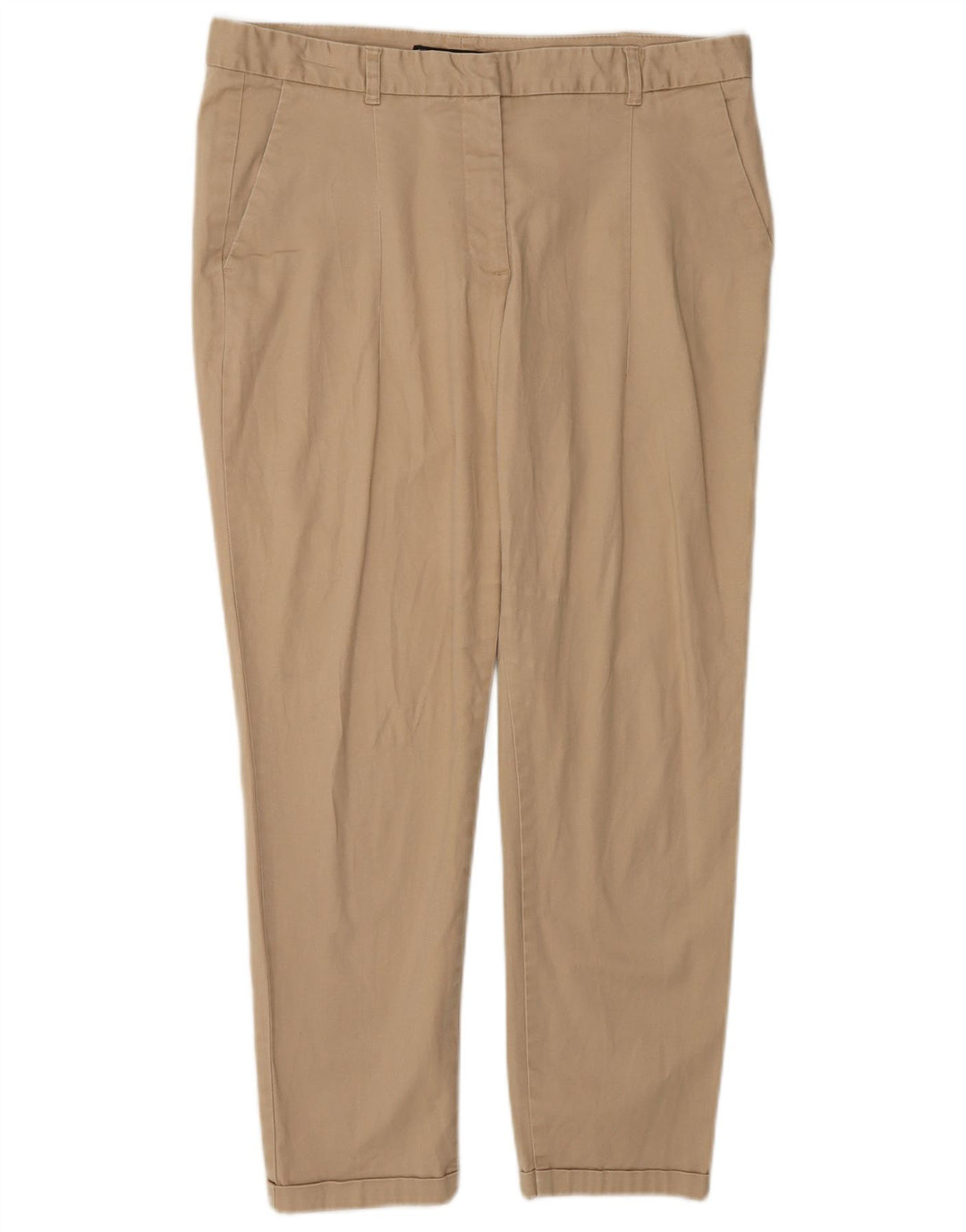 Zara Mujer Pantalón Chino Slim EU 40 Medium W30 L25 Beige