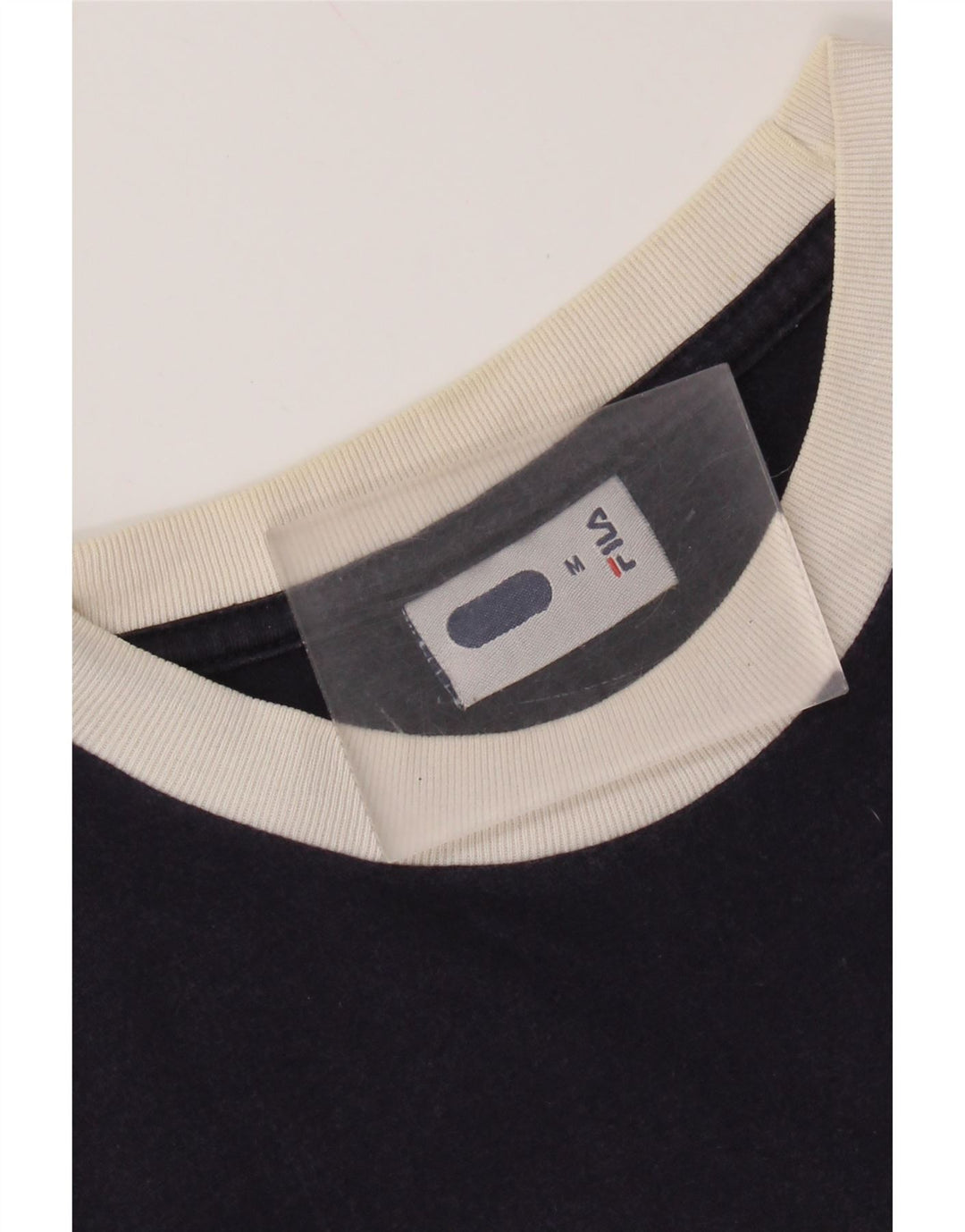 FILA Camiseta gráfica para hombre Top Medium Azul marino Algodón