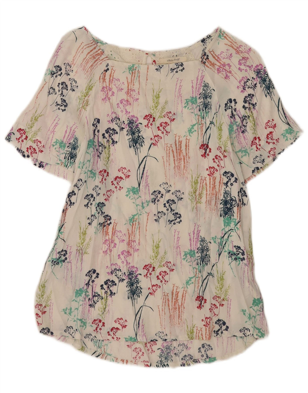 Blusa para mujer de White Stuff, talla 40, talla pequeña, viscosa floral