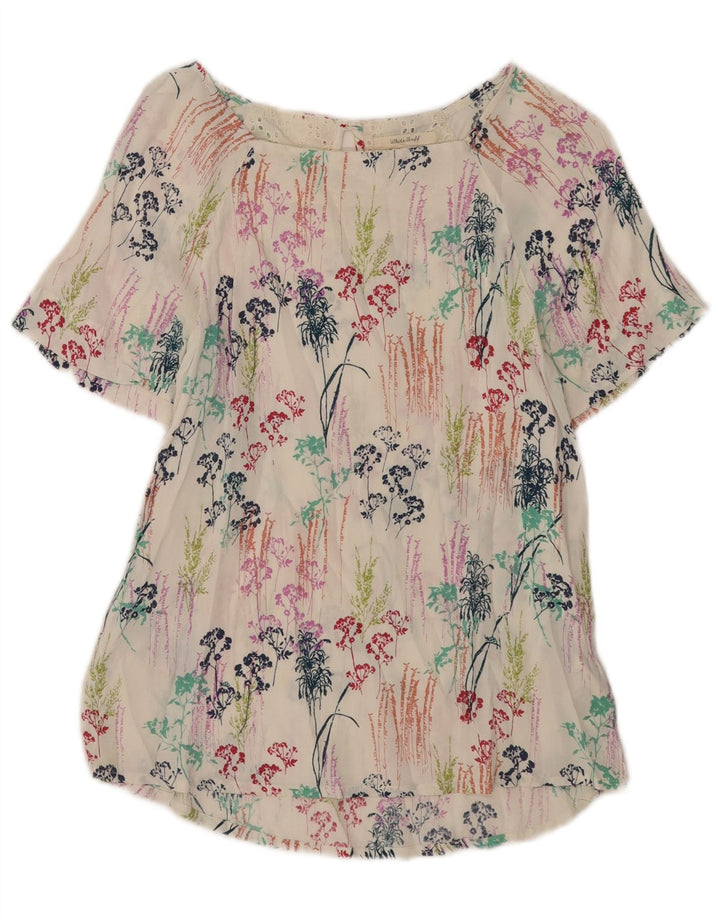 Blusa para mujer de White Stuff, talla 40, talla pequeña, viscosa floral
