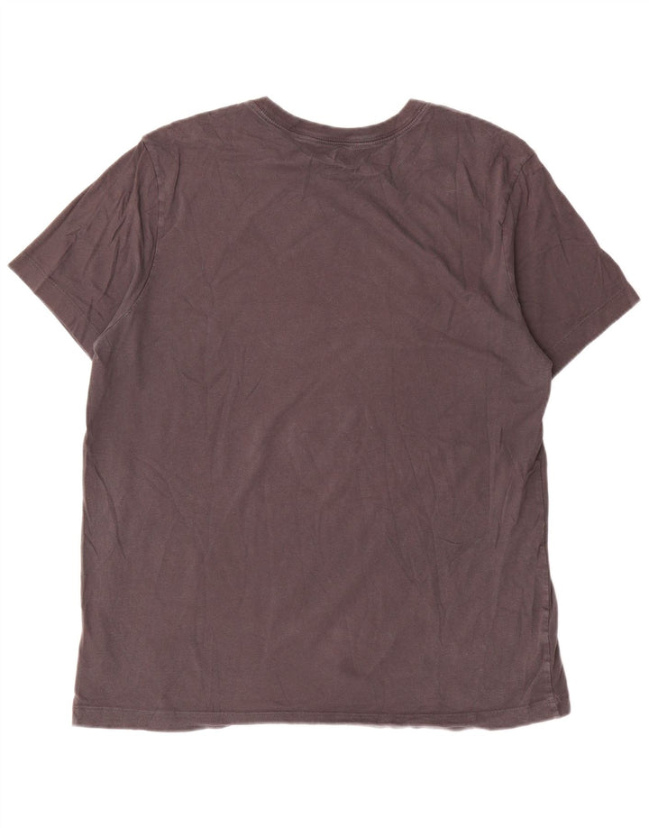 Nike - Camiseta gráfica para hombre, talla grande, algodón gris