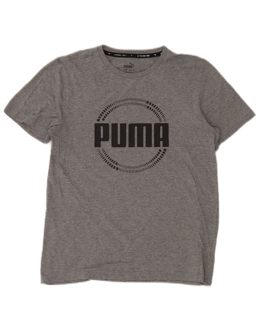 PUMA Camiseta gráfica para niños 13-14 años Gris Moteado