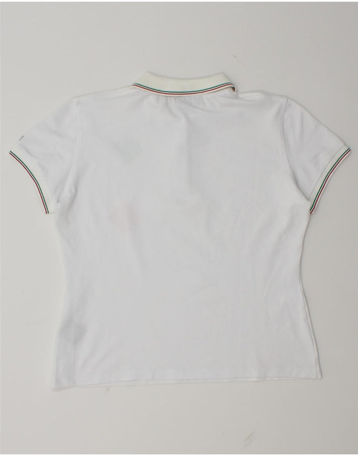 Slam Polo para mujer UK 40 Large Blanco Argyle/Diamond Poliamida