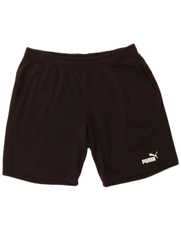 PUMA Pantalones cortos deportivos para hombre 2XL Algodón negro