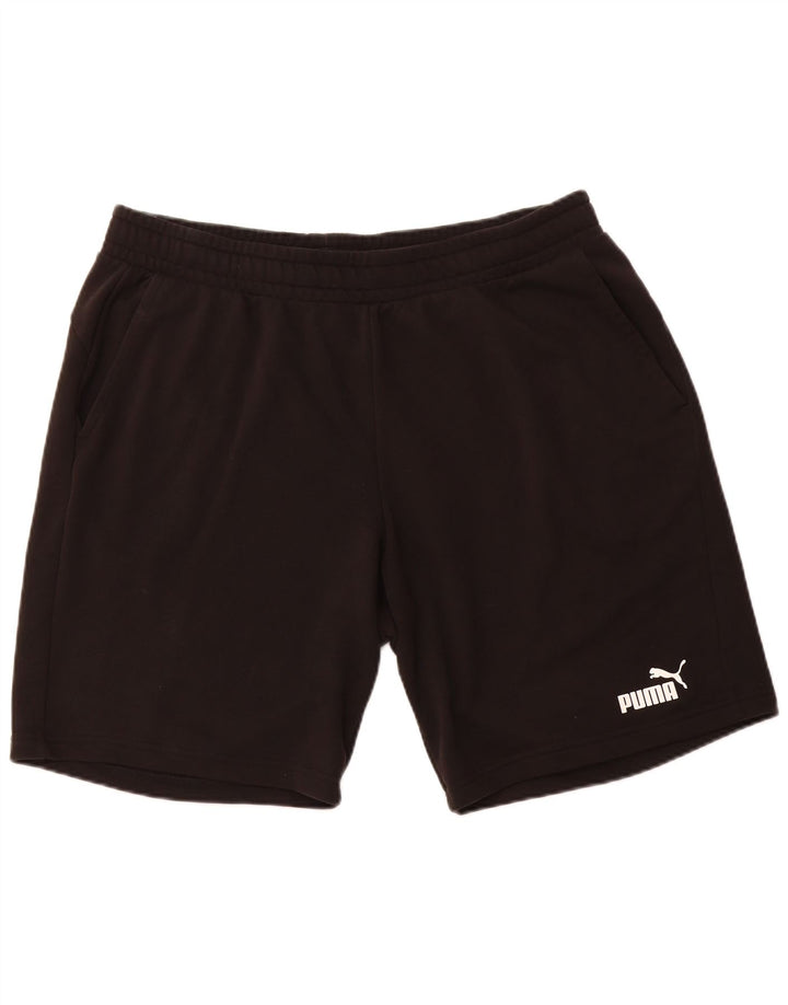 PUMA Pantalones cortos deportivos para hombre 2XL Algodón negro