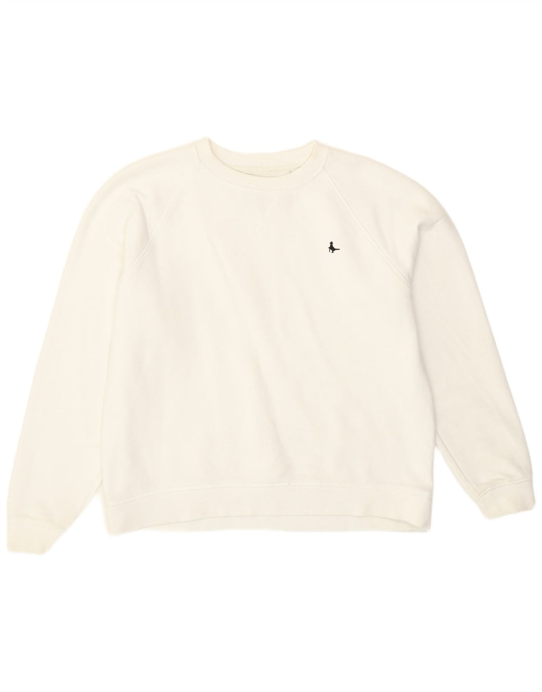 Jack Wills - Sudadera para mujer, talla 40, talla grande, algodón blanco