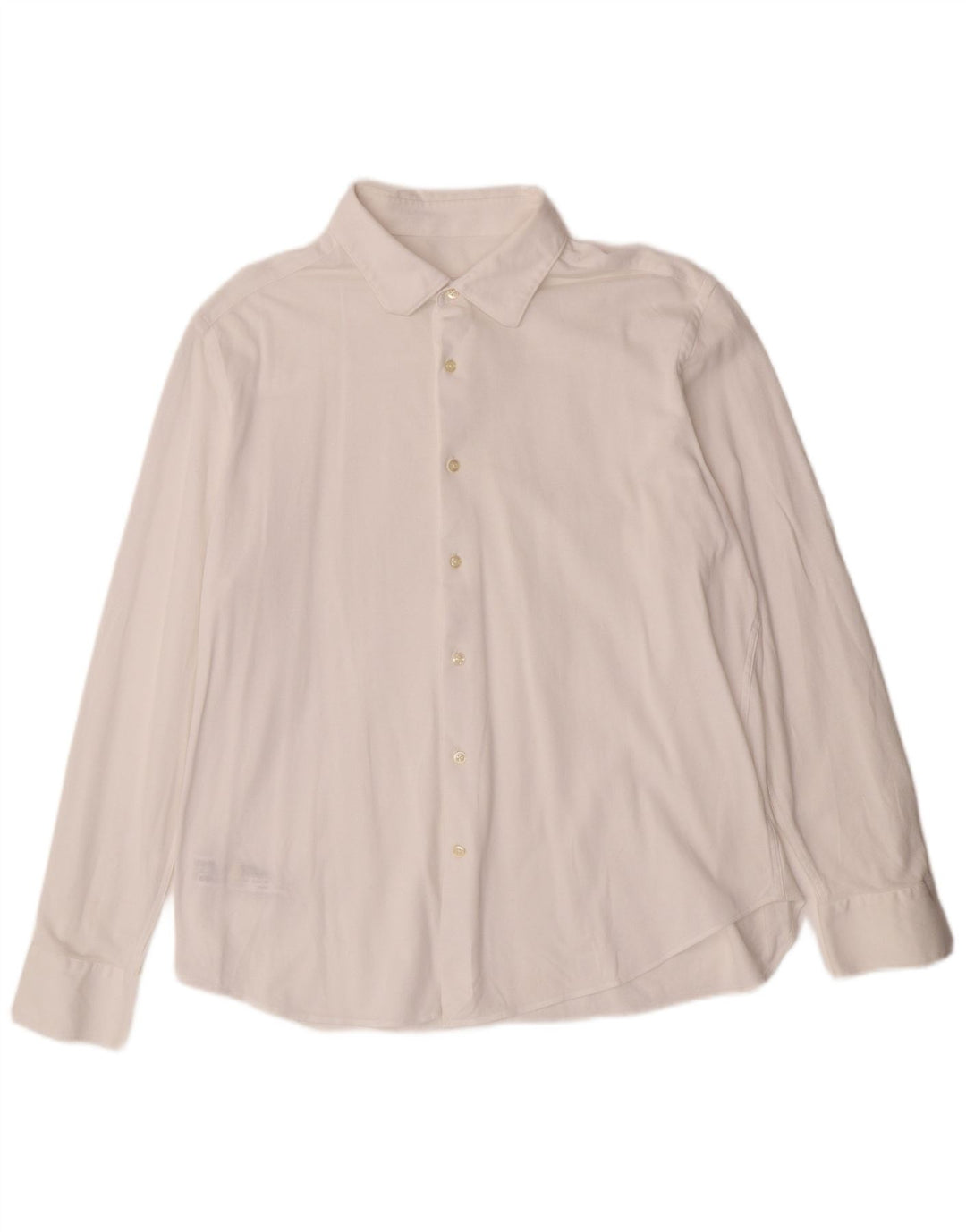 Camisa Hombre Massimo Dutti 2XL Blanco Algodón