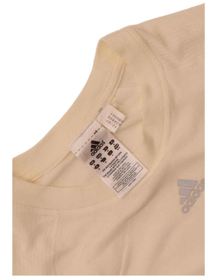 Camiseta Adidas Hombre Top Medium White Nylon