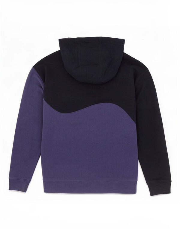 Jack Wills Jersey con capucha extragrande y gráfico para hombre, talla pequeña, color azul marino