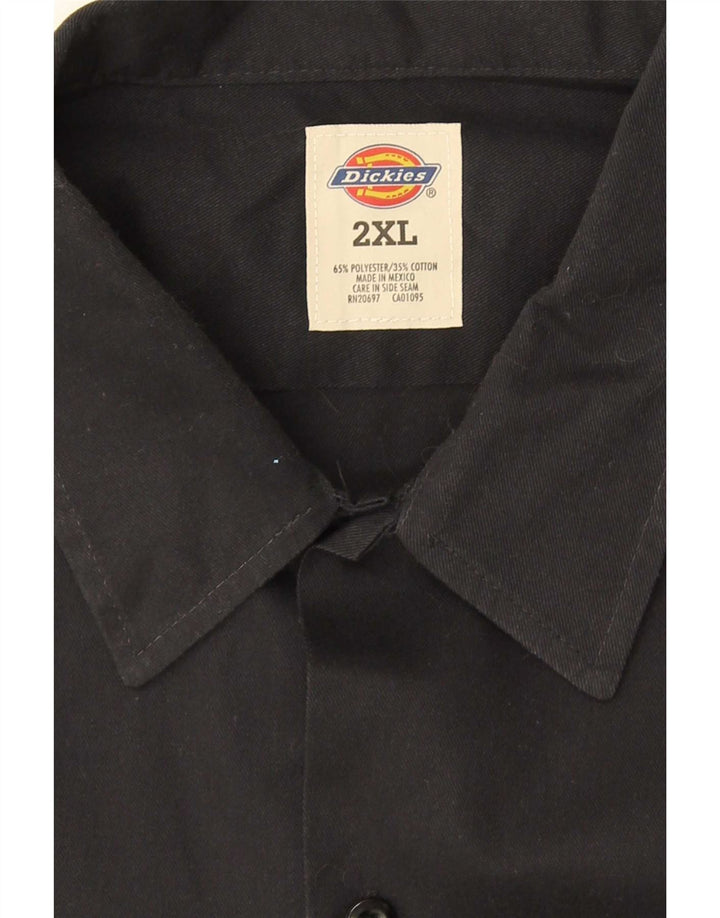 Camisa Dickies Hombre 2XL Poliéster Negro