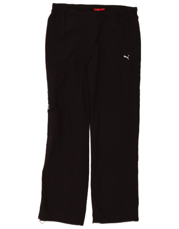 Puma Mujer Cargo Chándal Pantalones UK 18 XL Negro Poliéster