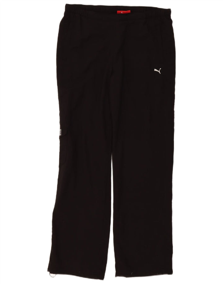 Puma Mujer Cargo Chándal Pantalones UK 18 XL Negro Poliéster