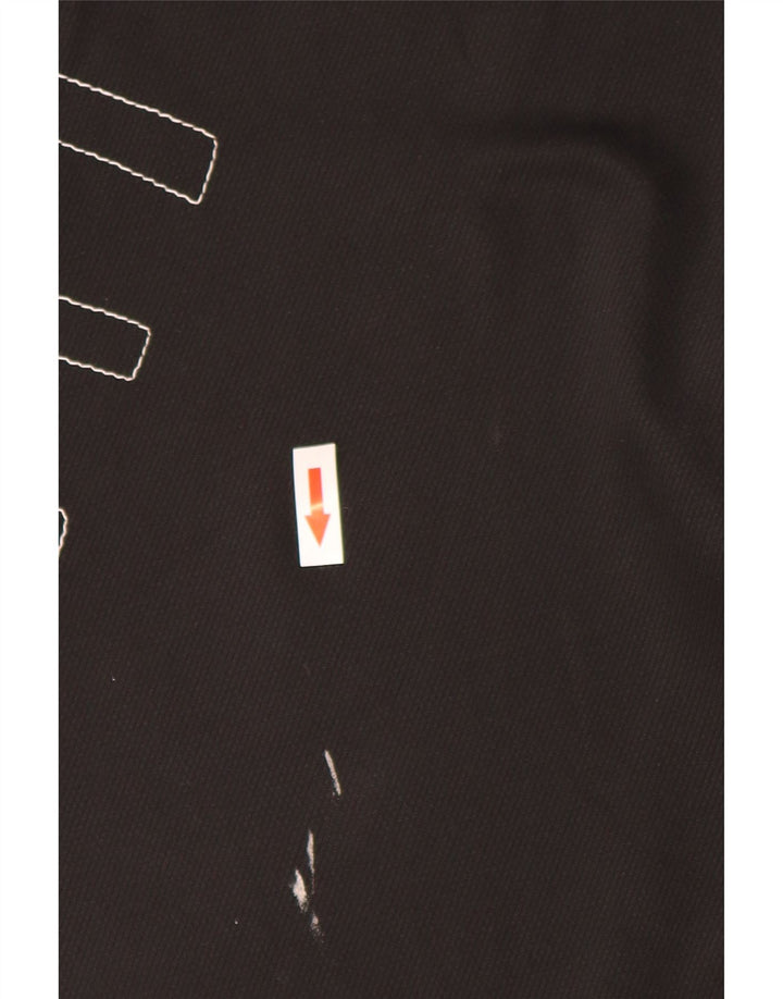 Nike - Pantalones cortos deportivos con estampado para hombre, talla grande, color negro, poliéster