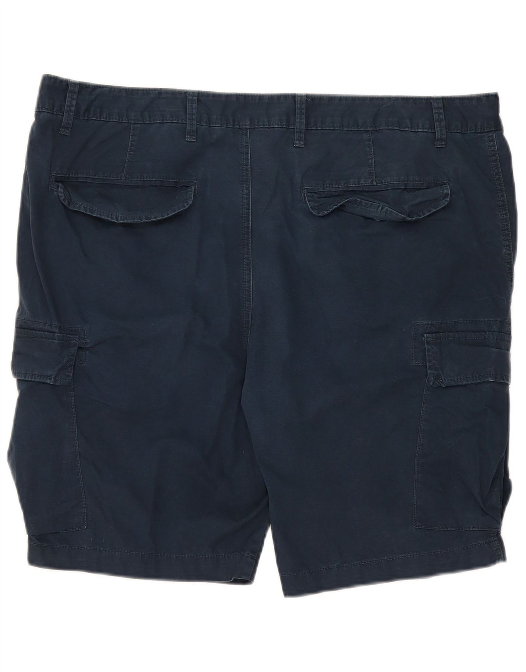 MARKS & SPENCER Pantalones cortos cargo para hombre W40 XL Algodón azul marino