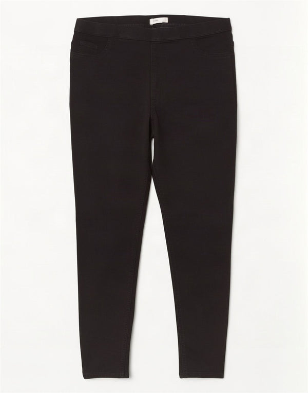 Marks & Spencer Vaqueros Jegging de Talle Alto para Mujer UK 18 XL W36 L26 Negro