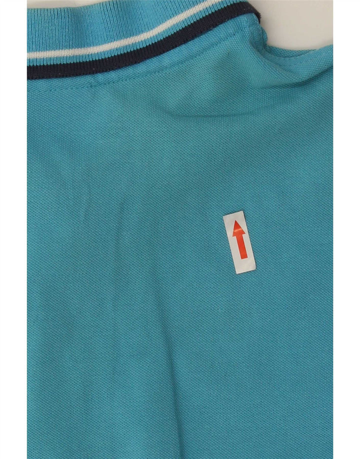 Polo Lotto Hombre De Algodón A Rayas Azul Medio