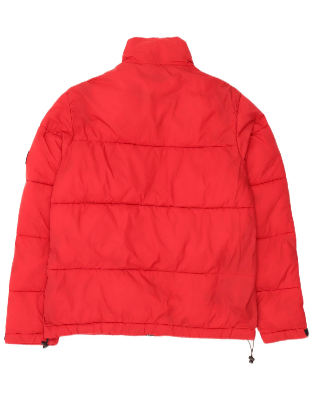 Zara Hombre Chaqueta Acolchada ES 38 Mediana Rojo Poliamida