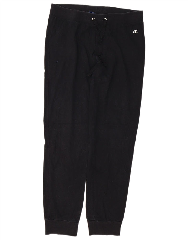CHAMPION Pantalones de chándal para mujer Joggers UK 16 Large Black Cotton
