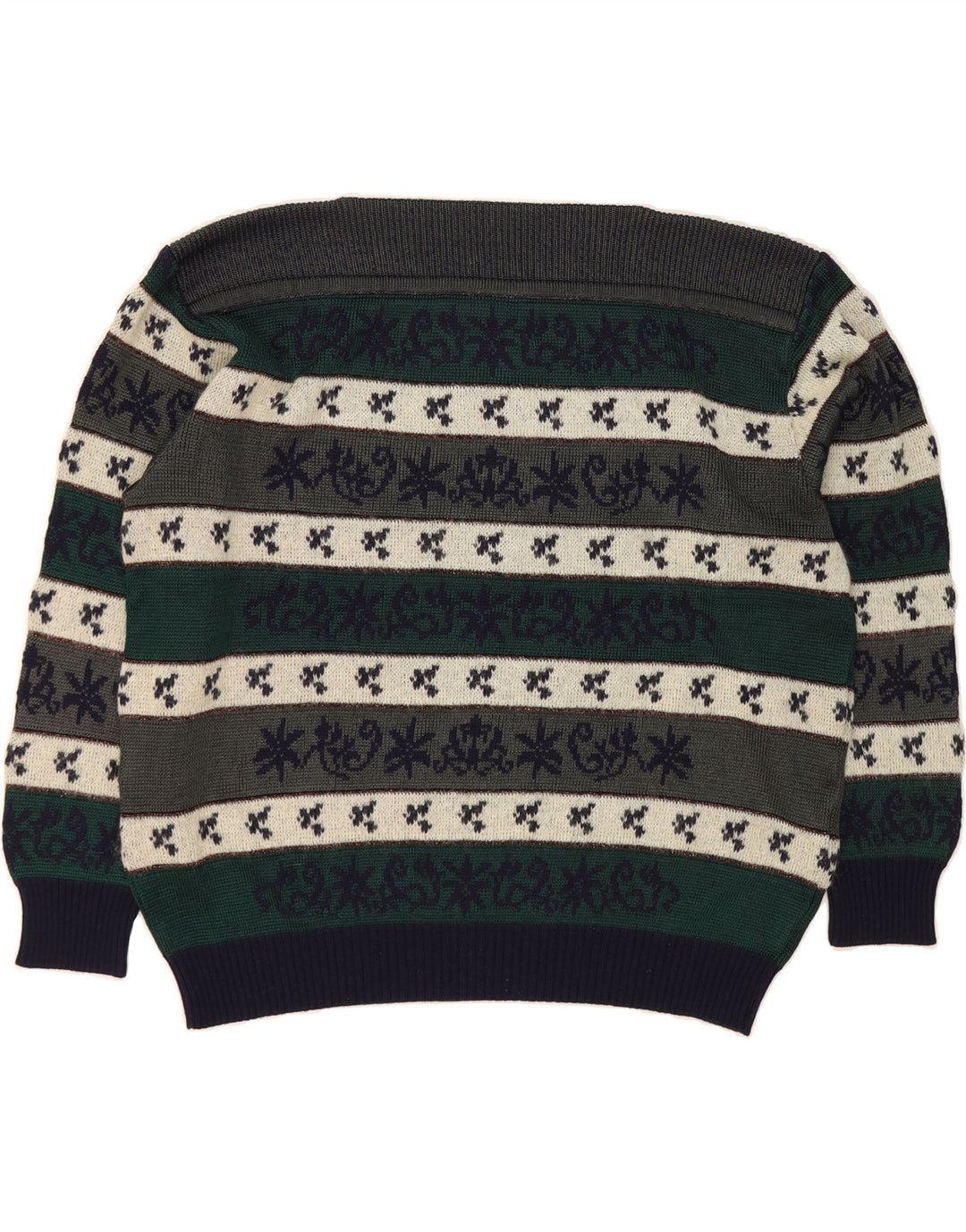 RABE Womens Boat Neck Jumper Sweater EU 46 XL Multicoloured Vintage Rabe and Second-Hand Rabe from Messina Hembry 