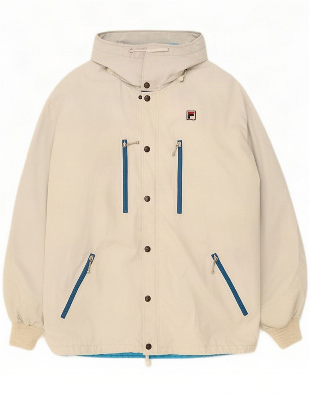 Fila Chaqueta cortavientos con capucha para hombre IT 52 XL Gris