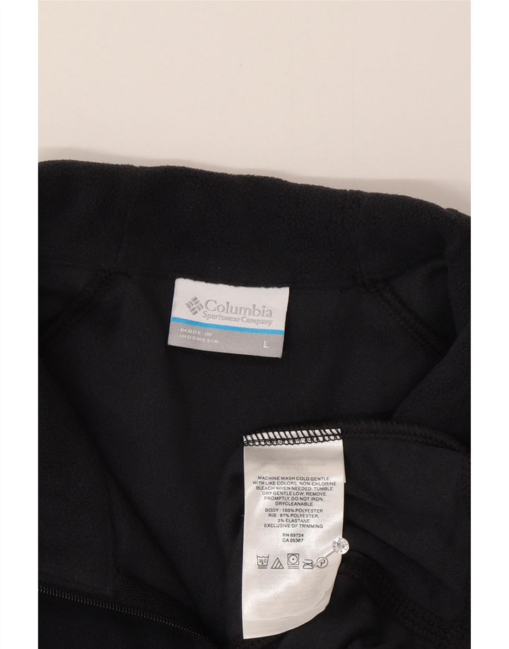 COLUMBIA Jersey polar con cuello y cremallera para hombre Poliéster azul marino grande