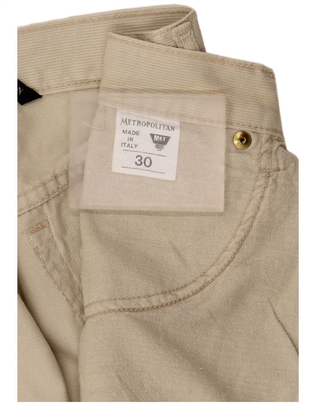 Falda Acampanada Metropolitan Para Mujer W30 Algodón Beige Medio